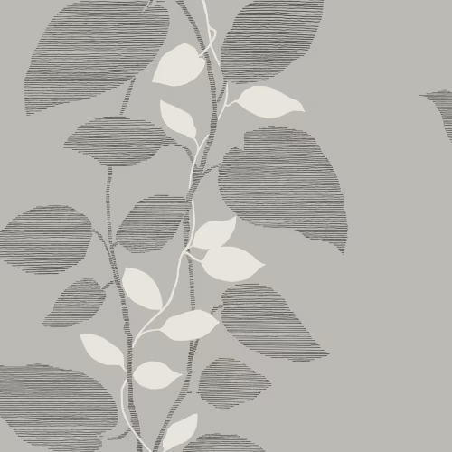 Обои Architector Black & white Leaves 1303201