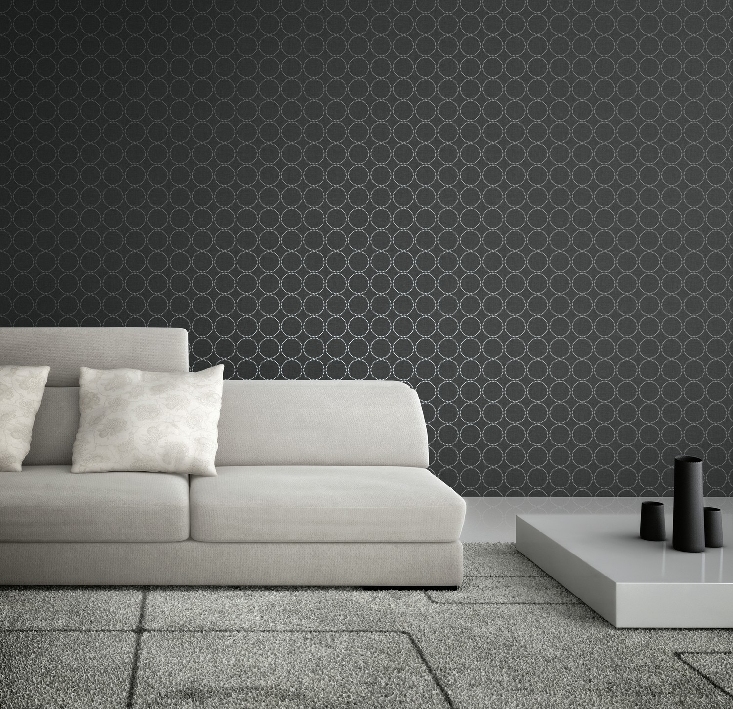 Обои Architector Black & white 1820900 фото в интерьере