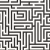 Обои Architector Black & white Maze ZN50300