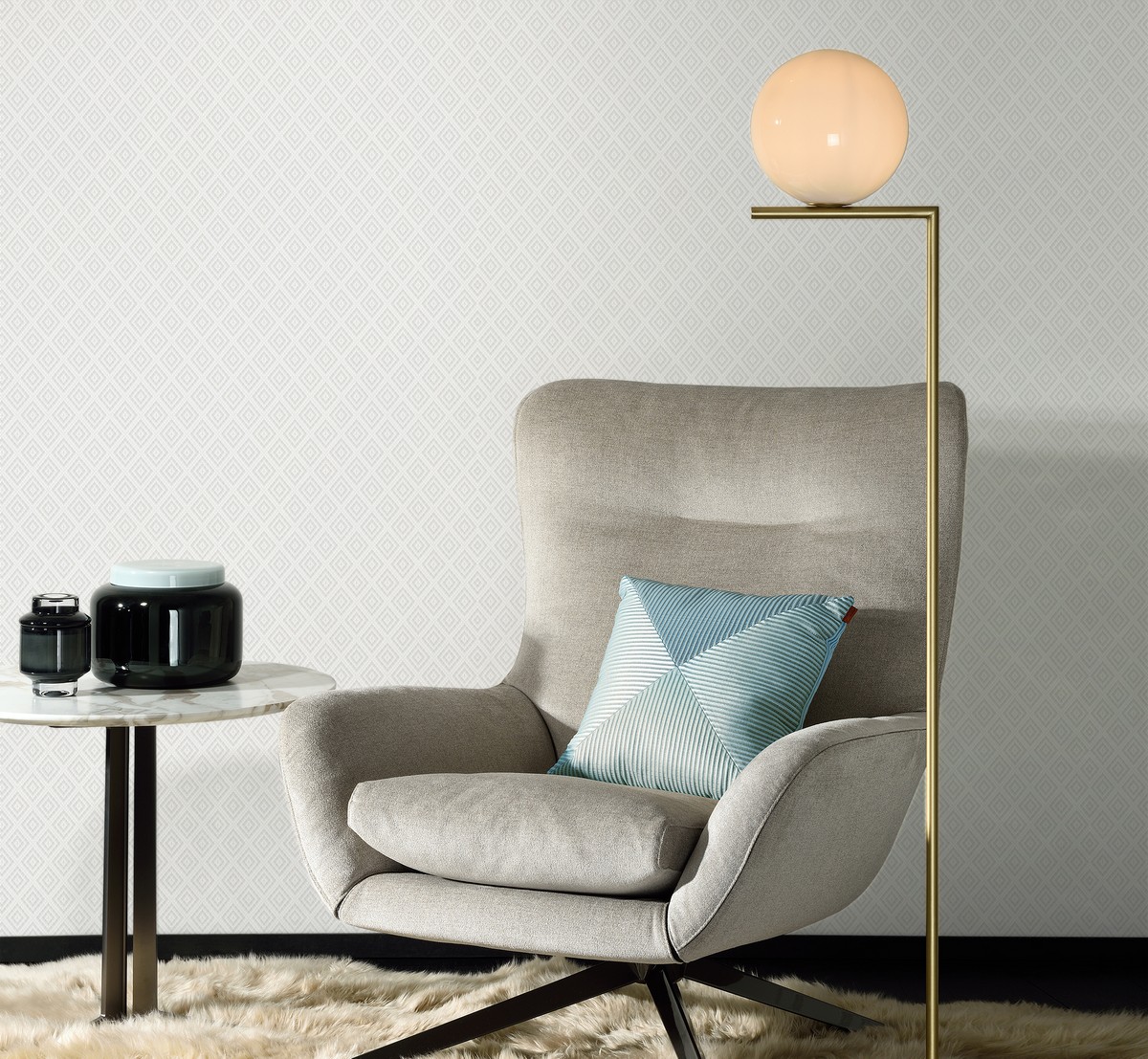 Обои Trendsetter Santiago SA6071 фото в интерьере