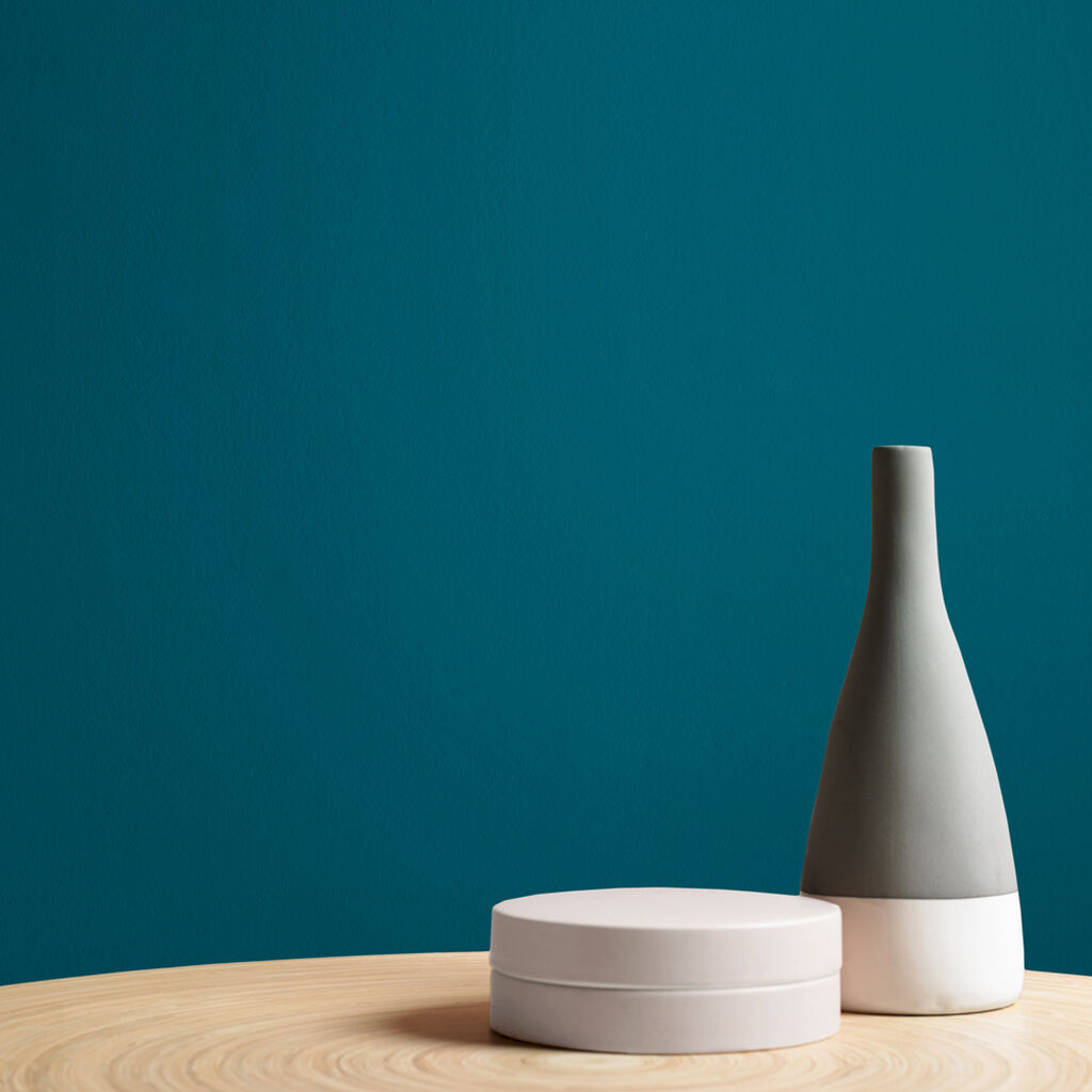 Краска Graham & Brown цвет Tiru Durable Matt Emulsion 0,1 л фото в интерьере