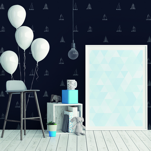 Обои Architector Little Genius Kingsly Voyage 72046 фото в интерьере