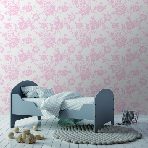 Обои Architector Little Genius Kingsly All over floral 72051 фото в интерьере