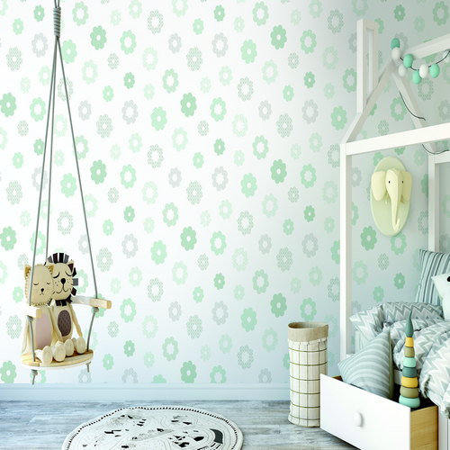 Обои Architector Little Genius Kingsly Floral 72085 фото в интерьере