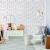 Обои Architector Little Genius Kingsly Сanaries in the cards 72111 фото в интерьере