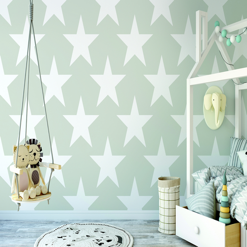 Обои Architector Little Genius Kingsly Stars 72123 фото в интерьере