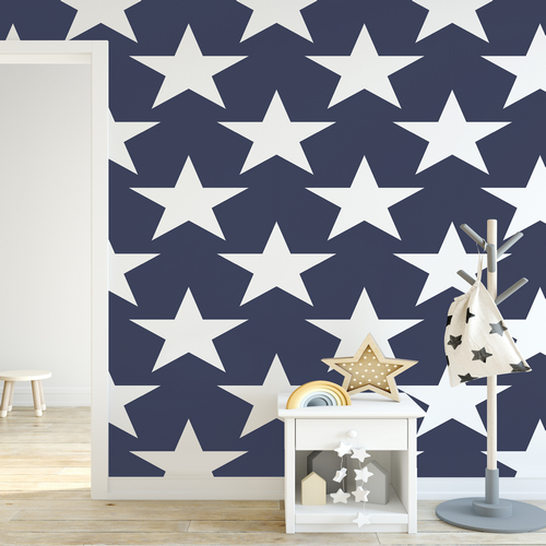 Обои Architector Little Genius Kingsly Stars 72126 фото в интерьере