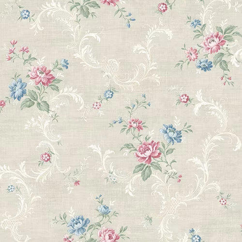 Обои KT Exclusive Vintage Home II Flower scrolls MV80101