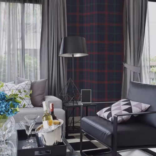Обои Architector Sauvage Tartan KT10202