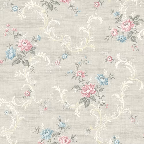 Обои KT Exclusive Vintage Home II Flower scrolls MV80107