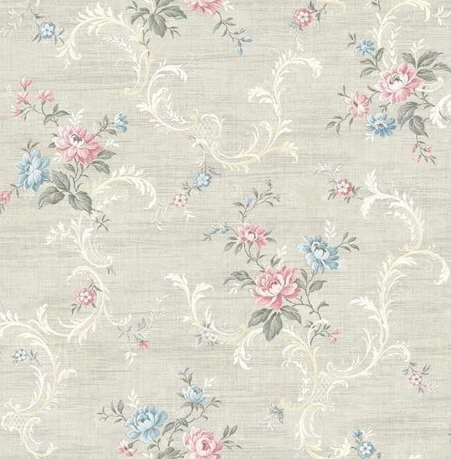 Обои KT Exclusive Vintage Home II Flower scrolls MV80107