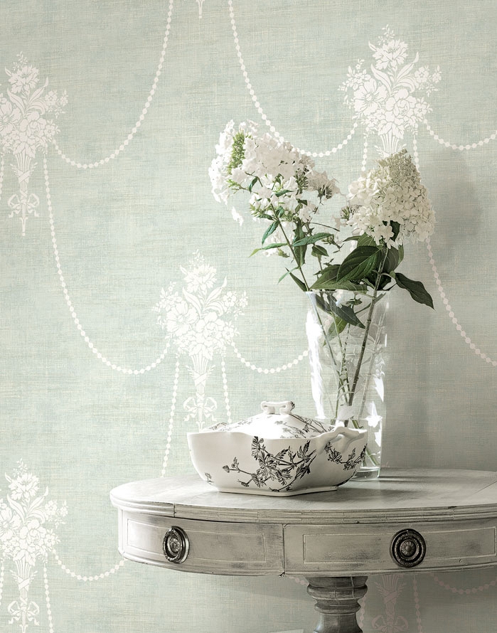 Обои KT Exclusive Vintage Home II Bouquet MV80202 фото в интерьере