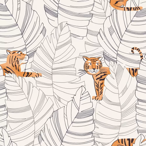 Обои Architector Little Genius Day Dreamers Tigers in the jungles DA61200