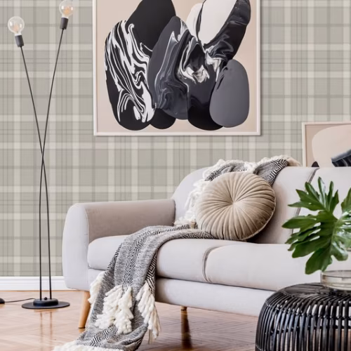 Обои Architector Sauvage Tartan KT10208