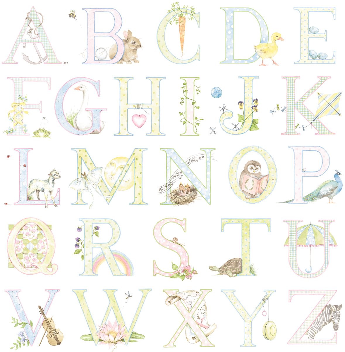 Обои Architector Little Genius Day Dreamers Alphabet DA62001