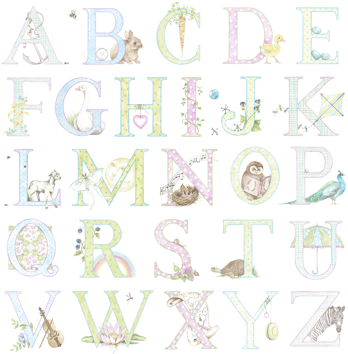 Обои Architector Little Genius Day Dreamers Alphabet DA62009