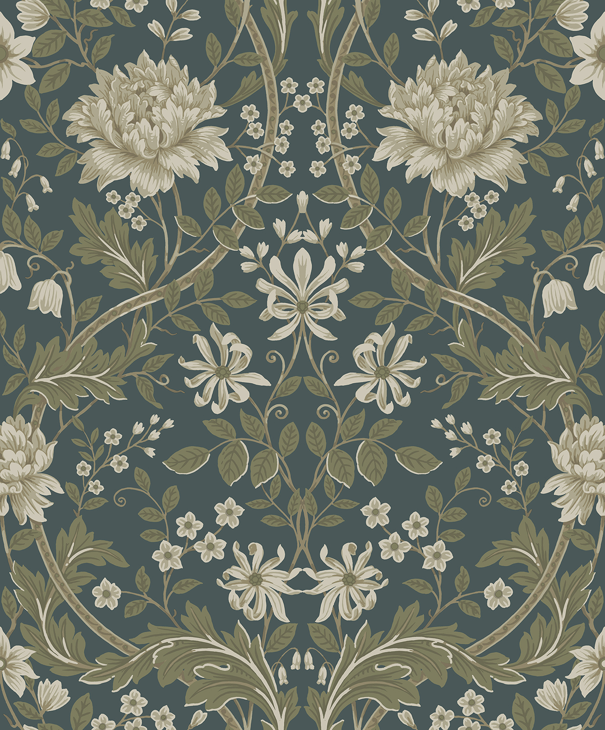 Обои Architector British Heritage Honeysuckle KT20104