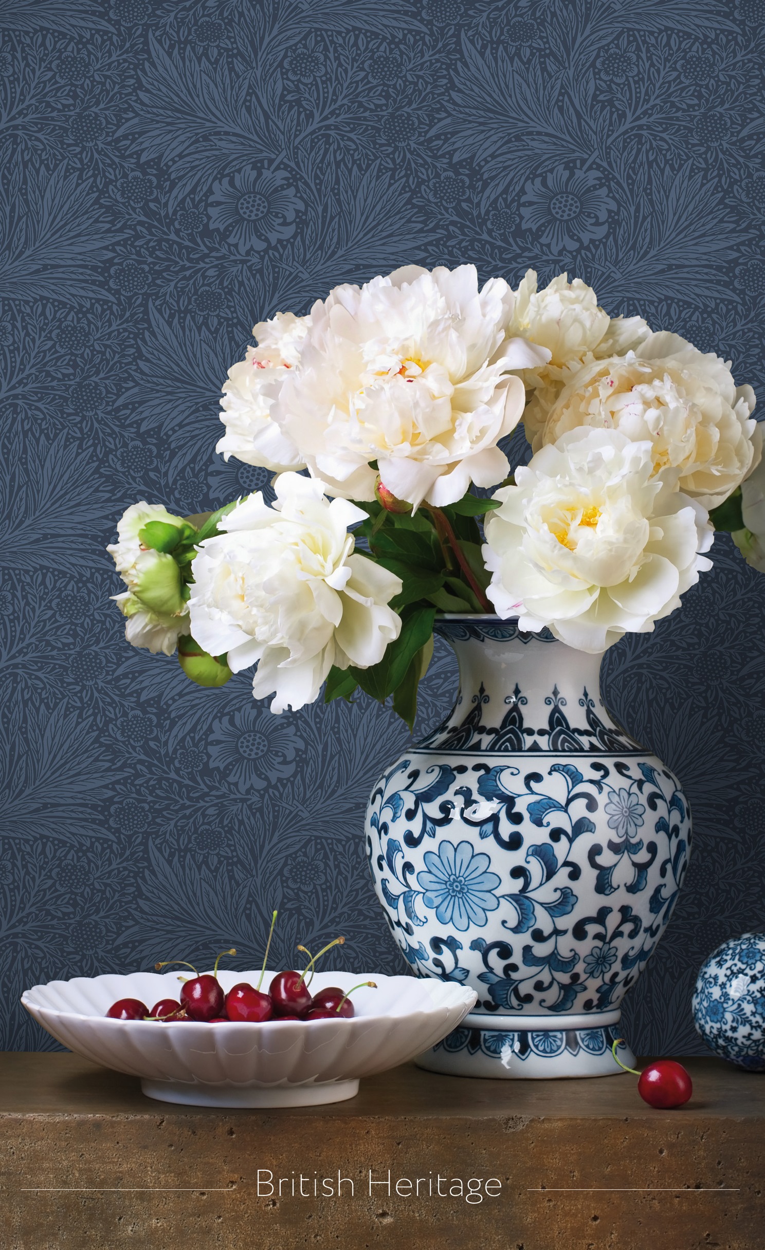 Обои Architector British Heritage Marigold KT20302 фото в интерьере