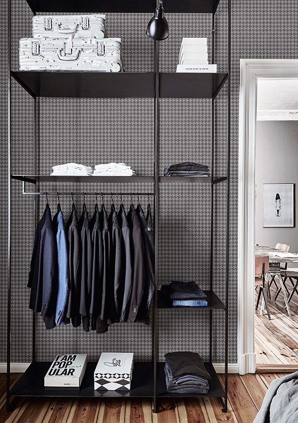 Обои KT Exclusive Tailor Made Houndstooth YM30510 фото в интерьере