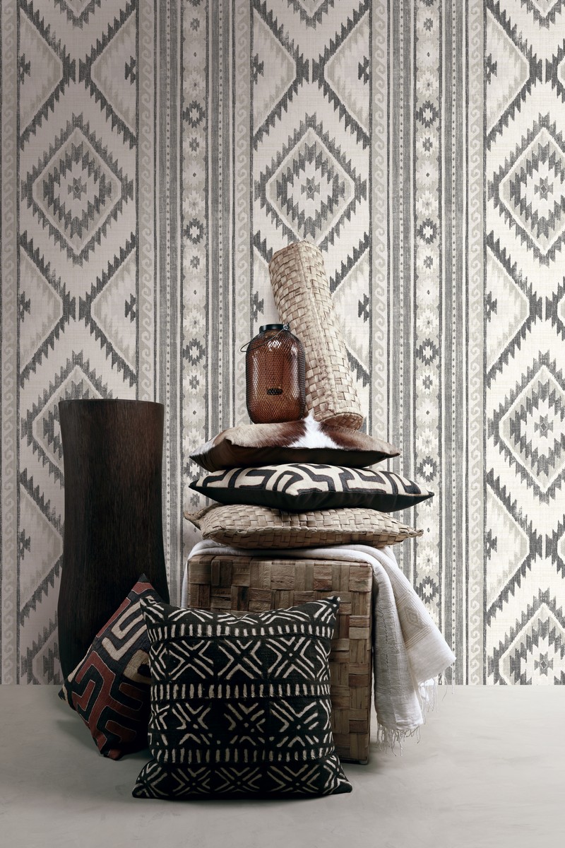 Обои KT Exclusive Global Style Navaho Diamond UE80000 фото в интерьере