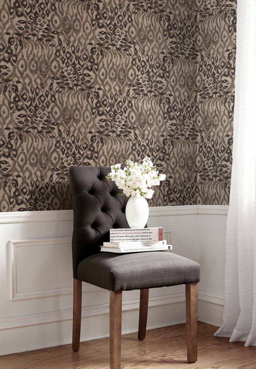 Обои KT Exclusive Global Style Indigo Leopard UE81000 фото в интерьере