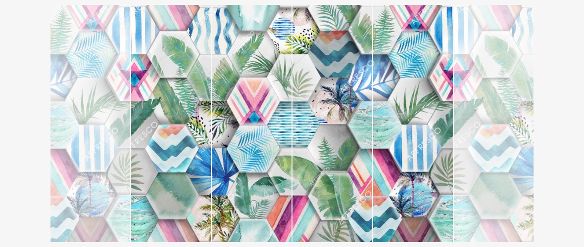 Панно Affresco New Art RE172-COL1 2x2,68 м