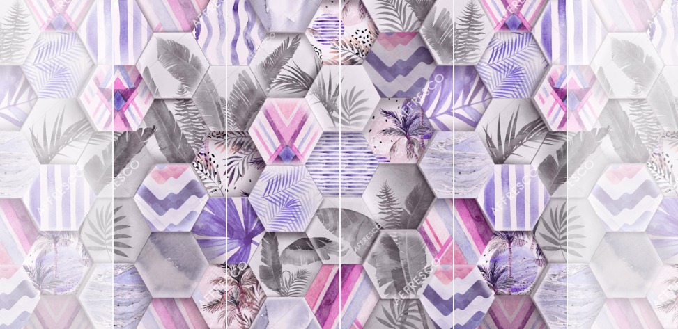 Панно Affresco New Art RE172-COL3 2x2,68 м