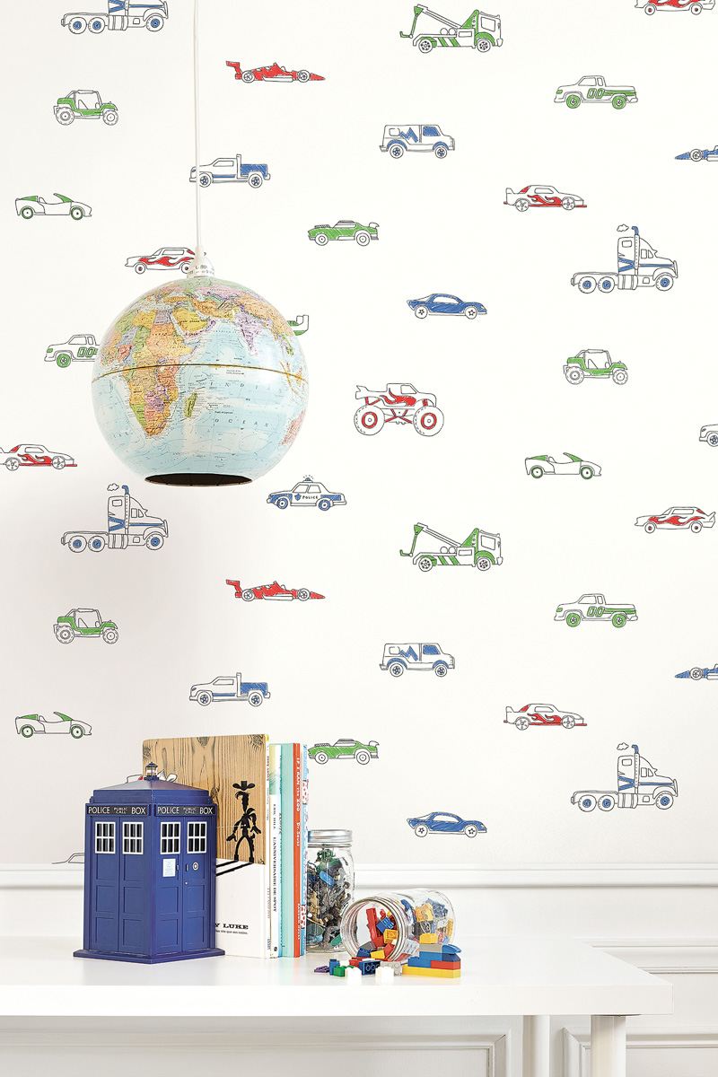 Обои KT Exclusive Playdate Adventure Cars FA40301 фото в интерьере