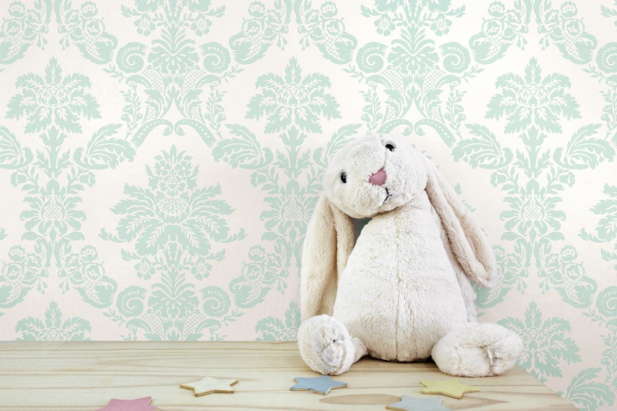 Обои KT Exclusive Playdate Adventure Pretty Damask FA40904 фото в интерьере