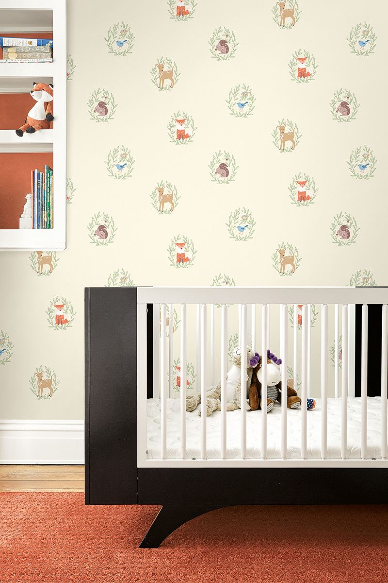 Обои KT Exclusive Playdate Adventure Little animals FA41107 фото в интерьере