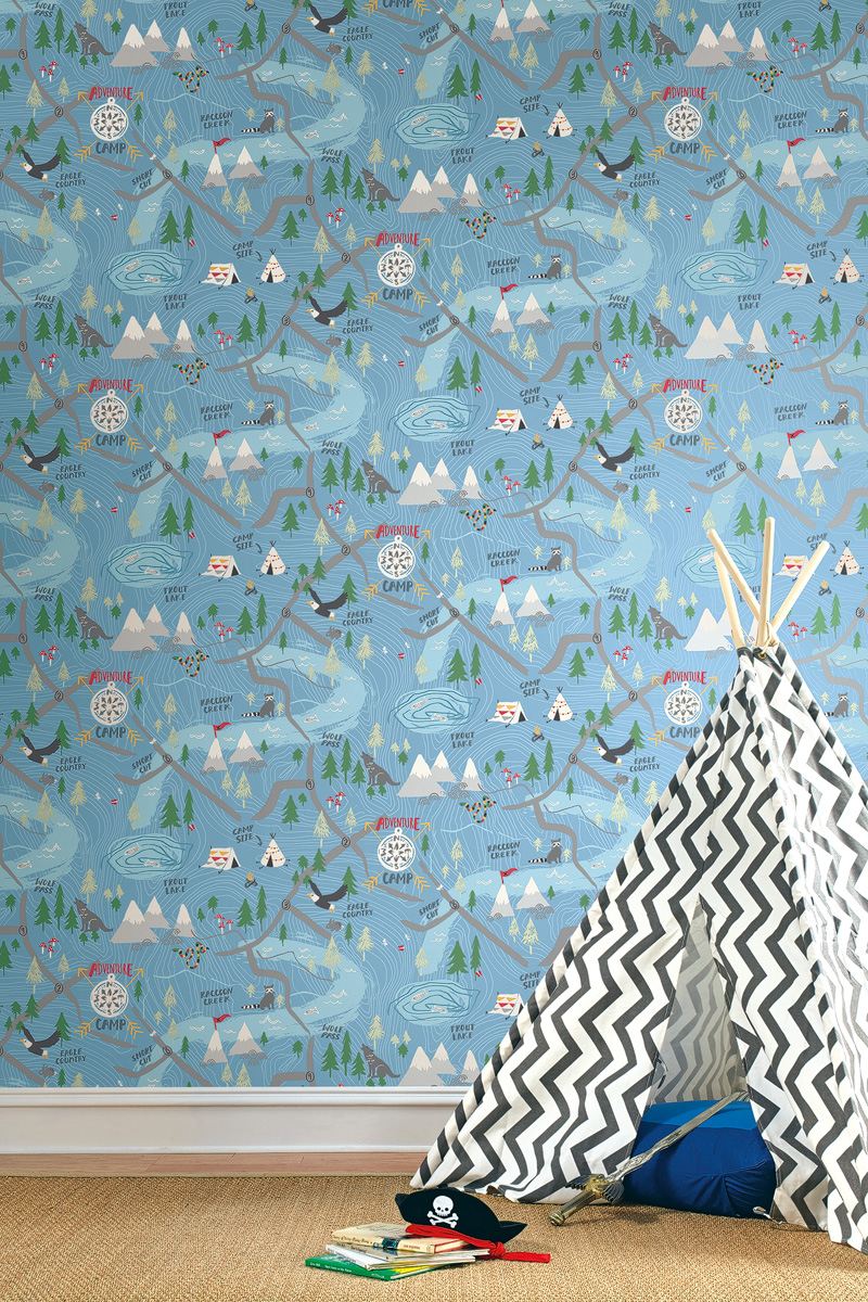 Обои KT Exclusive Playdate Adventure Journey FA41902 фото в интерьере