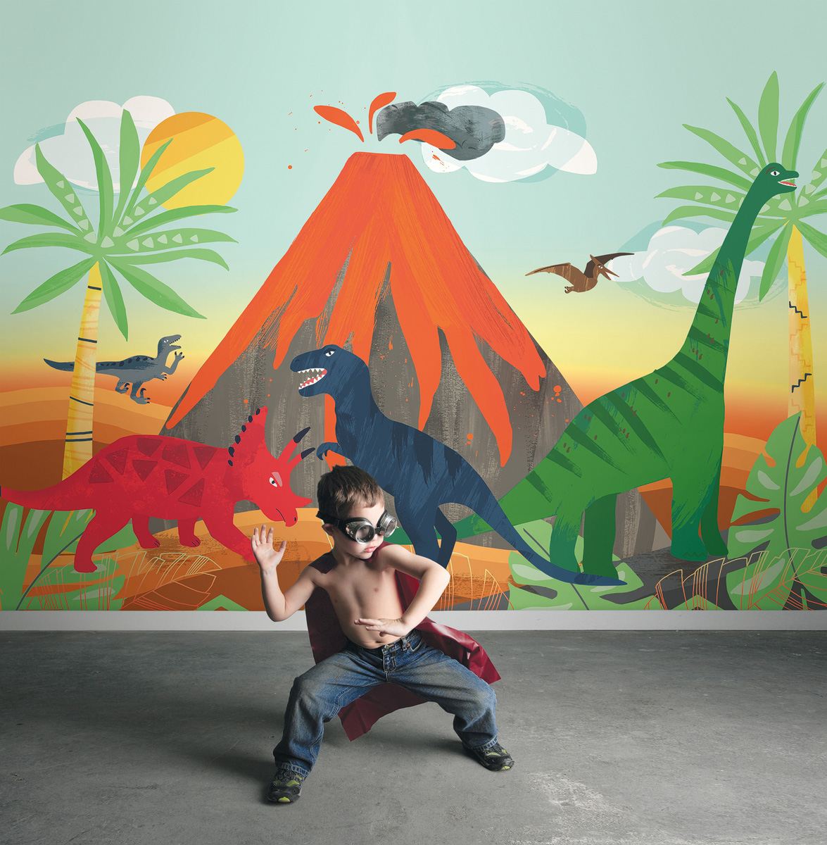 Панно KT Exclusive Playdate Adventure FA42800M 1,52x2,06 м фото в интерьере