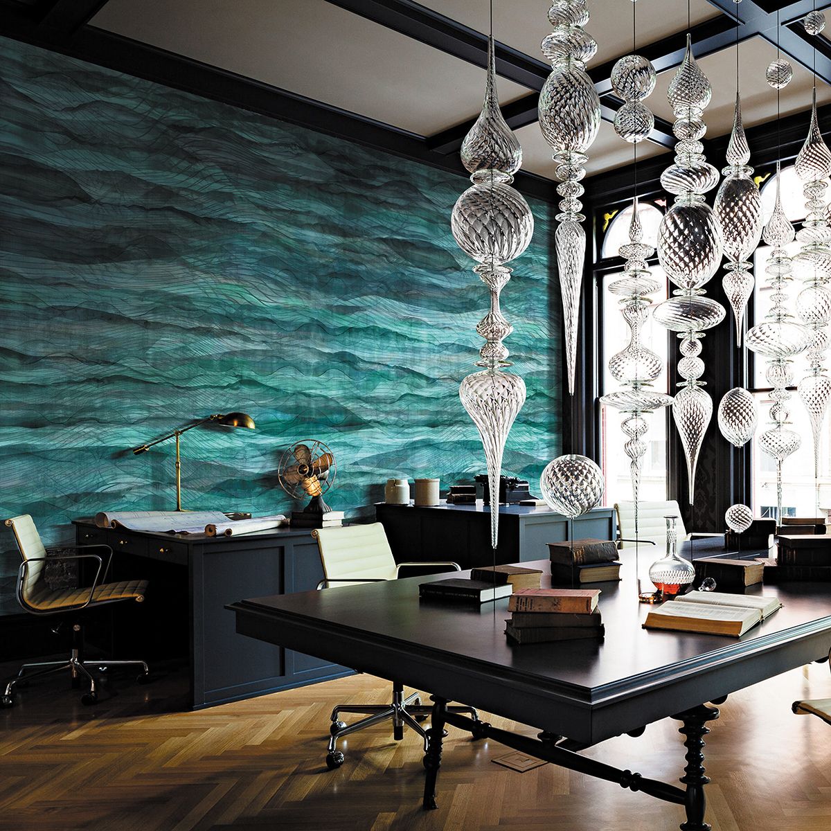 Панно Affresco New Art RE154-COL1 2x2,68 м фото в интерьере