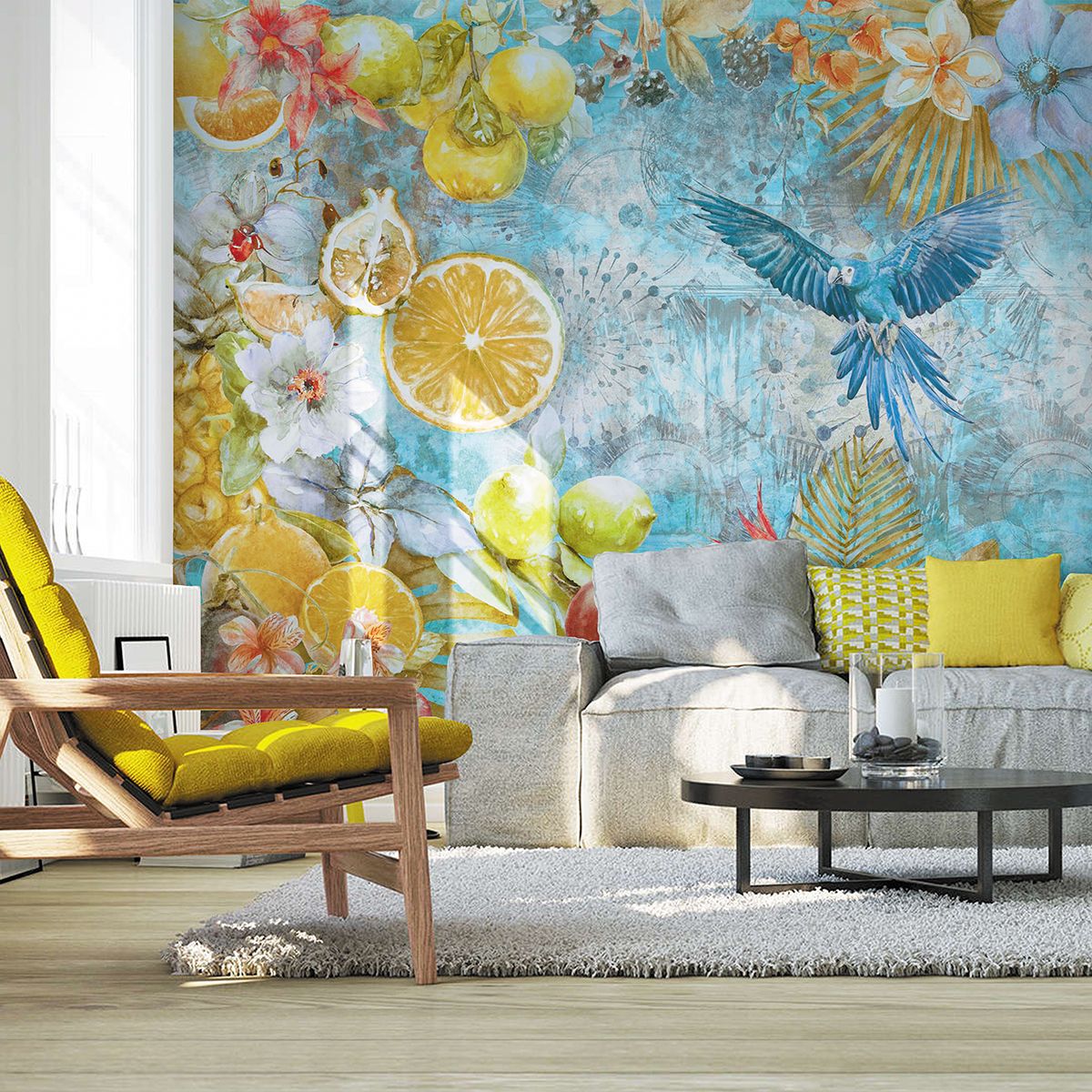 Панно Affresco New Art RE189-COL2 2x2,68 м фото в интерьере