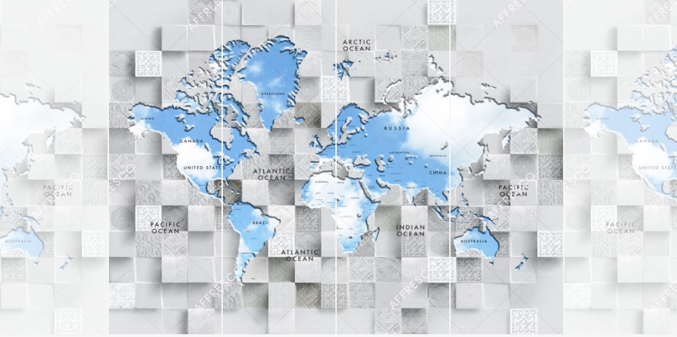 Панно Affresco New Art RE184-COL1 2x2,68 м