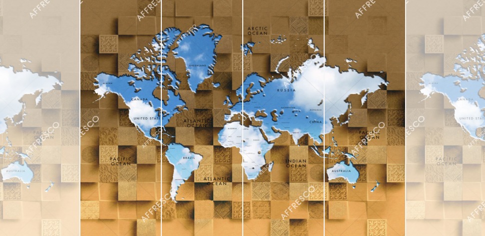 Панно Affresco New Art RE184-COL2 2x2,68 м