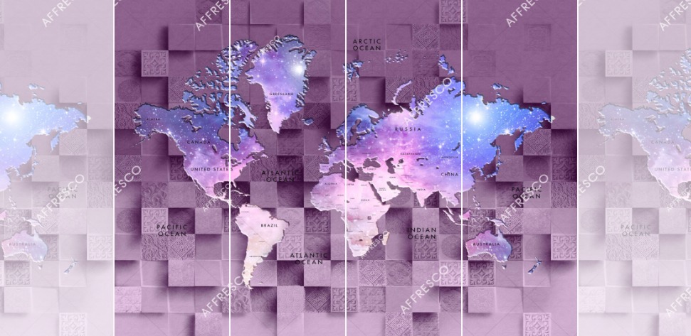 Панно Affresco New Art RE184-COL3 2x2,68 м