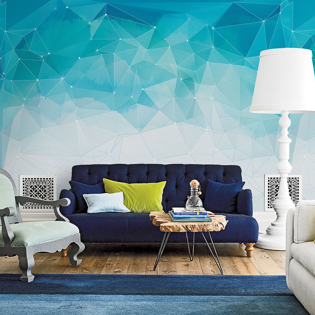 Панно Affresco New Art RE163-COL1 2x2,68 м фото в интерьере