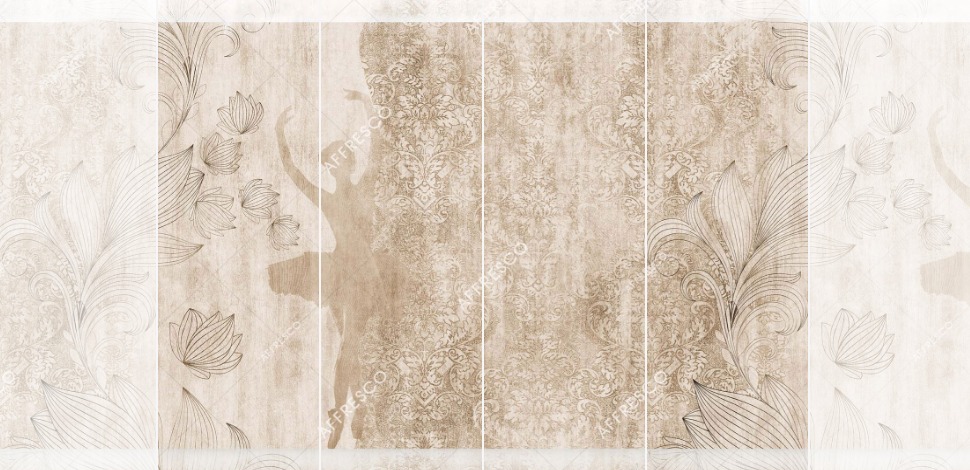 Панно Affresco New Art RE208-COL4 2x2,68 м Панно Affresco New Art RE208-COL4 2x2,68 м