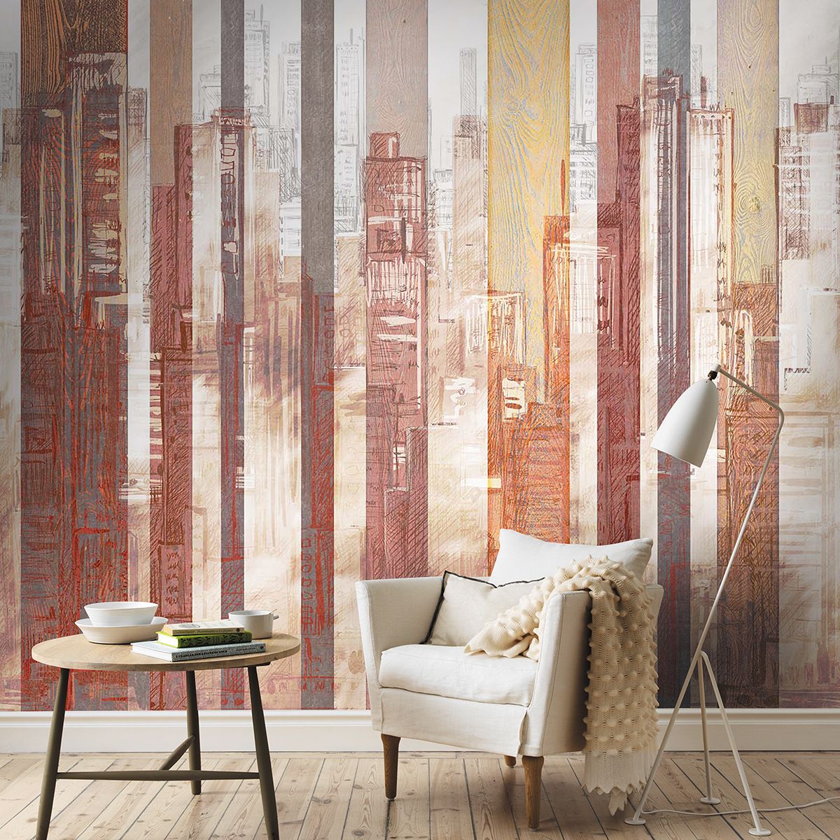 Панно Affresco New Art RE149-COL1 2x3,35 м фото в интерьере