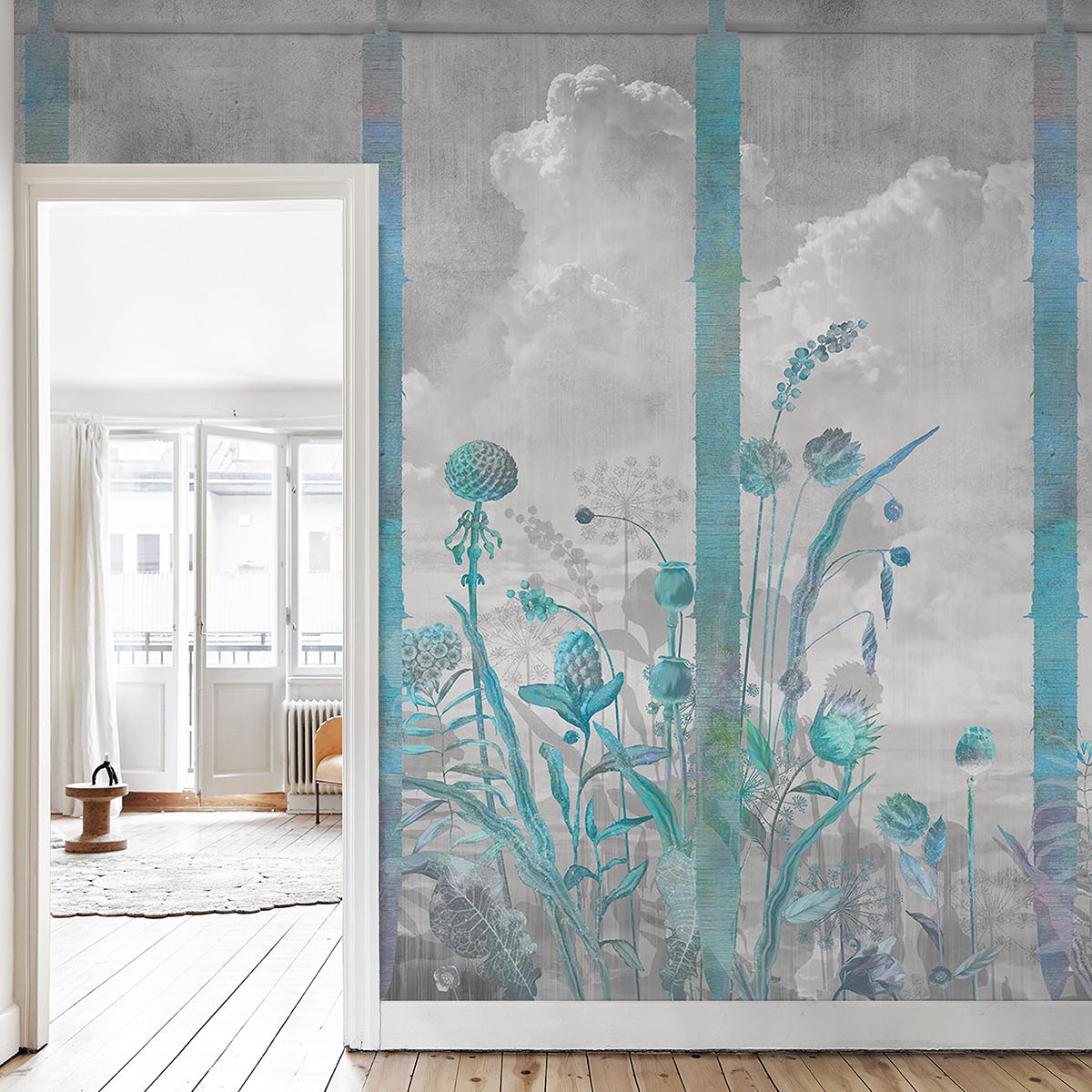 Панно Affresco New Art RE148-COL3 2x2,68 м фото в интерьере