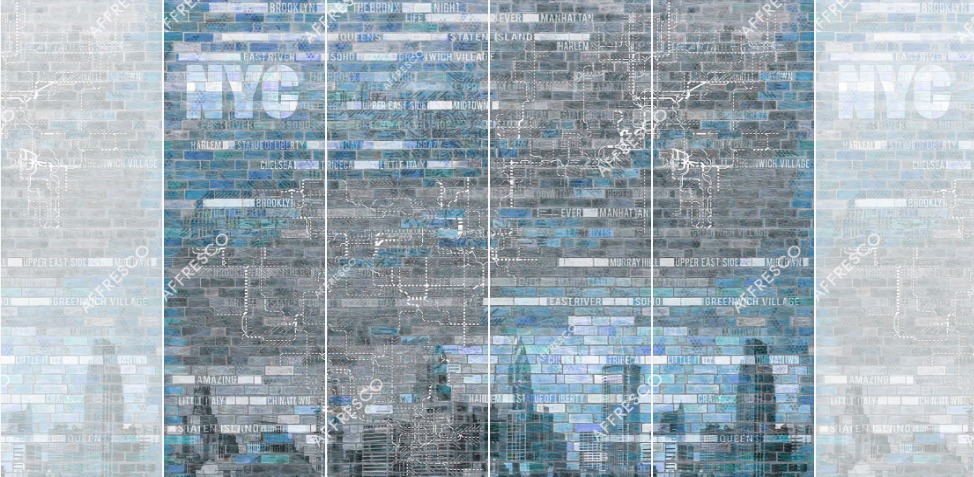 Панно Affresco New Art RE169-COL3 2x2,68 м