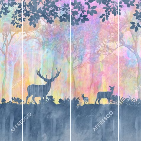 Панно Affresco New Art RE187-COL4 2x2,68 м