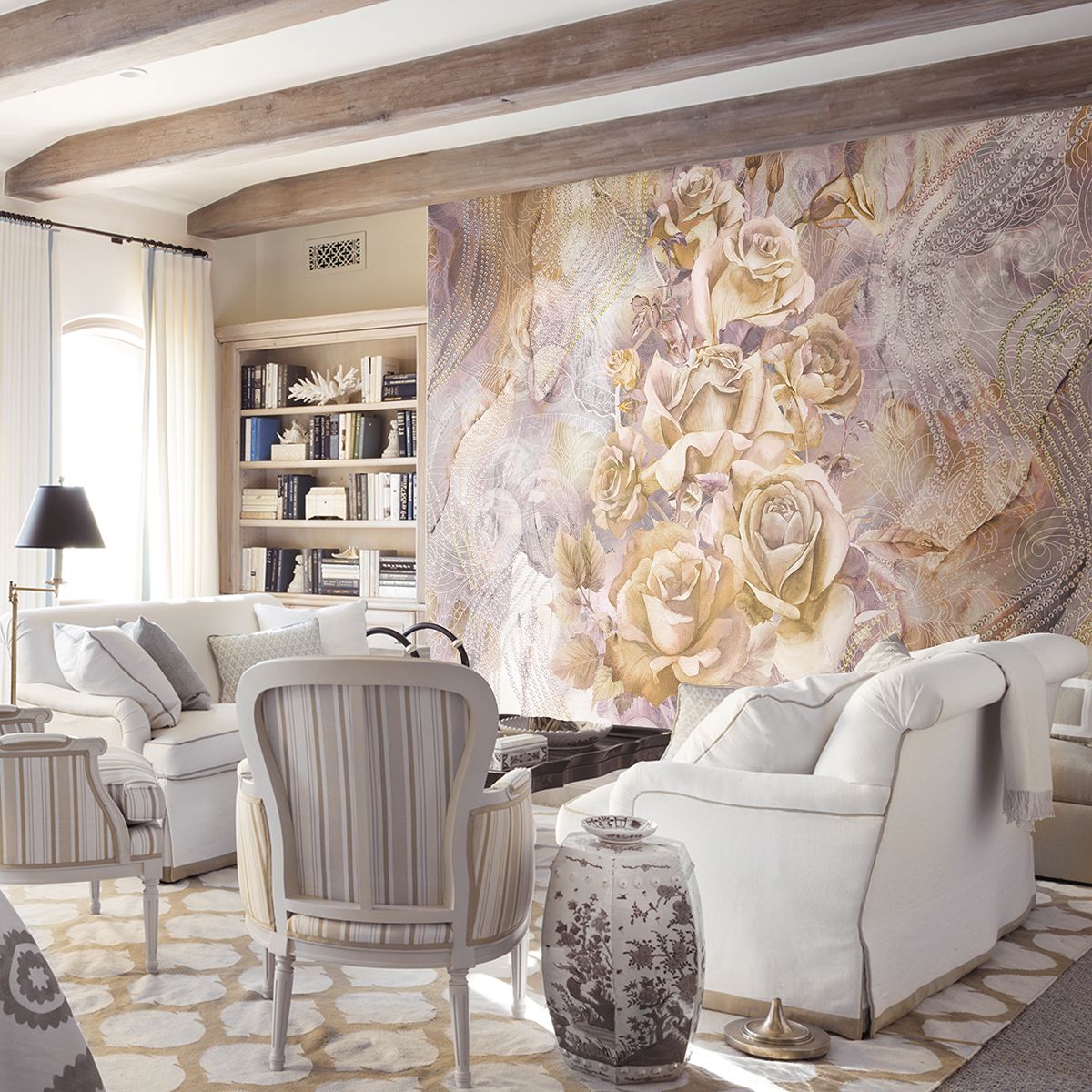 Панно Affresco New Art RE175-COL1 2x2,68 м фото в интерьере