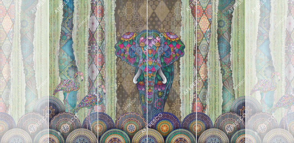 Панно Affresco New Art RE162-COL1 2x2,68 м