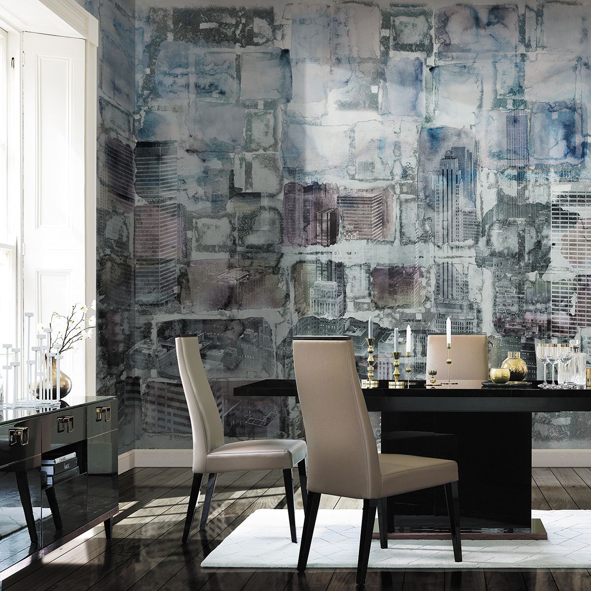 Панно Affresco New Art RE151-COL1 2x2,68 м фото в интерьере