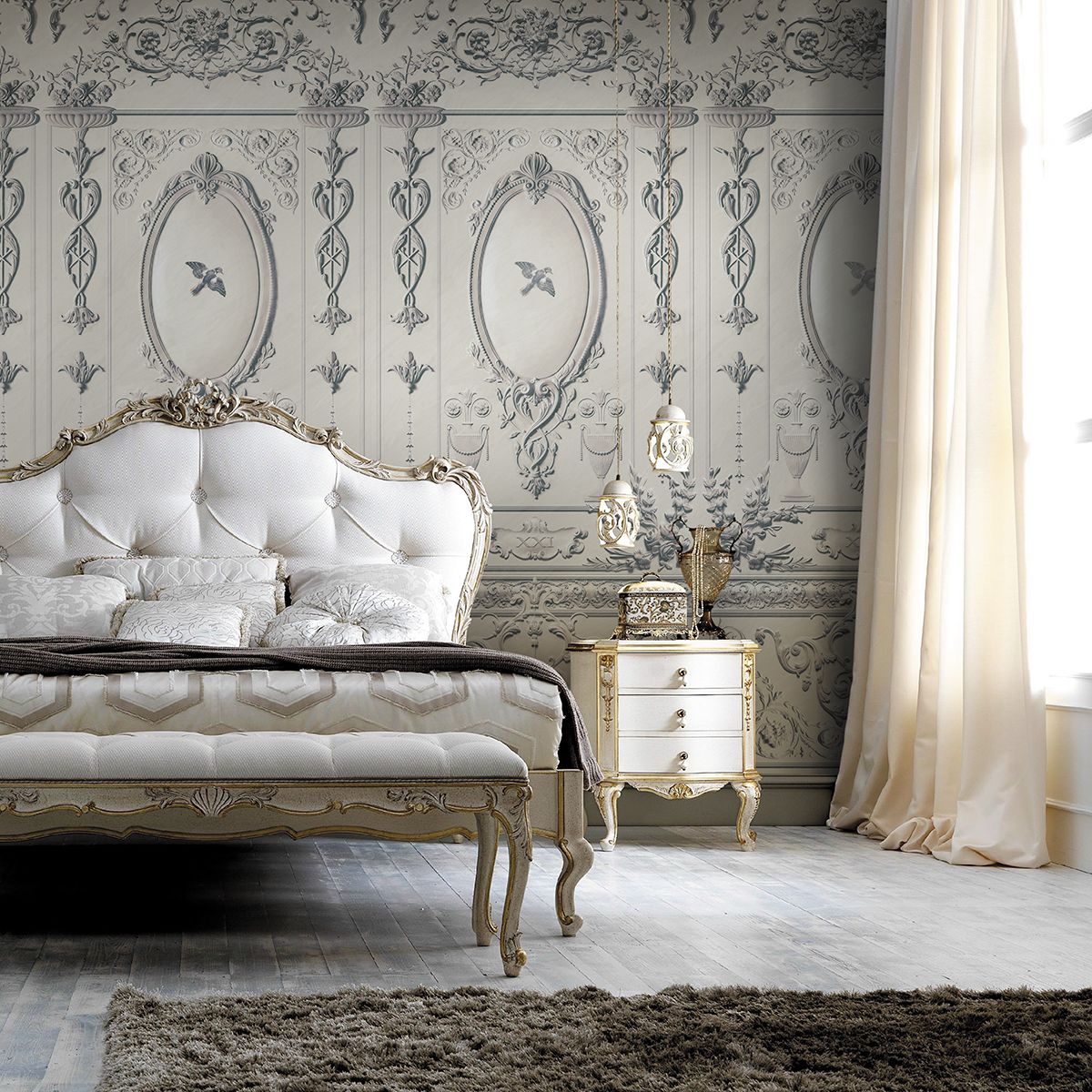 Панно Affresco New Art RE191-COL1 2x0,67 м фото в интерьере