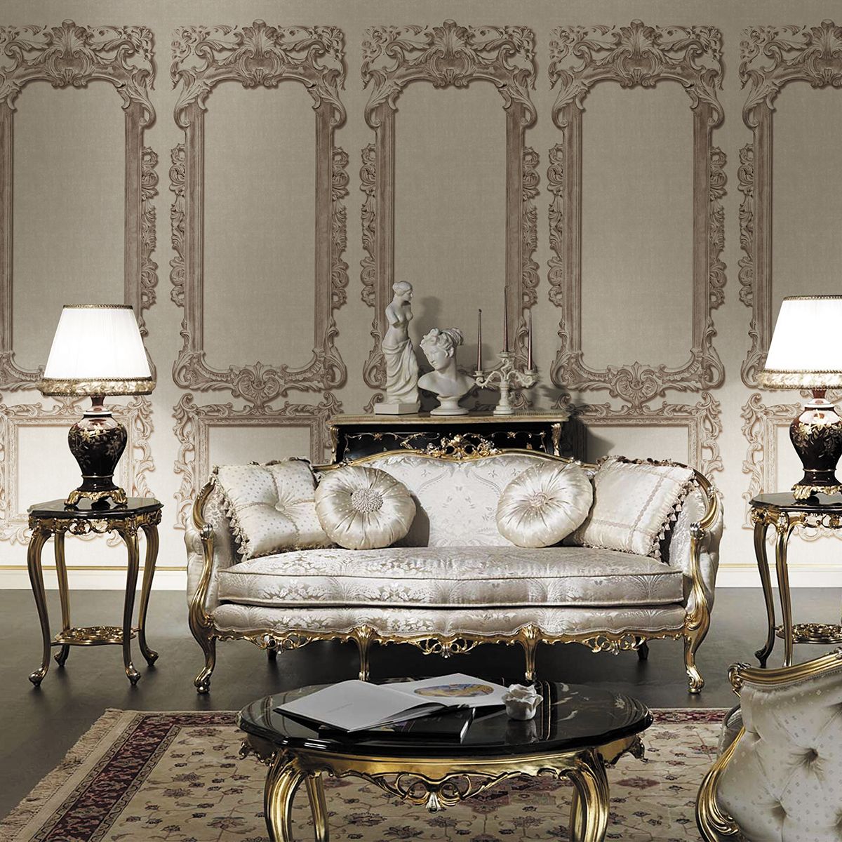 Панно Affresco New Art RE193-COL2 2x0,67 м фото в интерьере