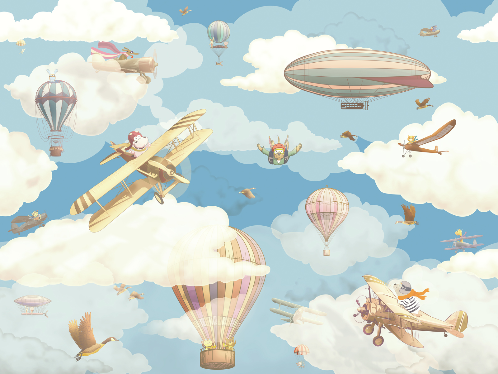 Панно Affresco Сказки ID629-COL1 2x2,68 м