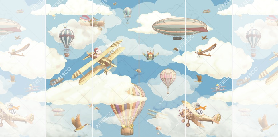 Панно Affresco Сказки ID629-COL1 2x2,68 м